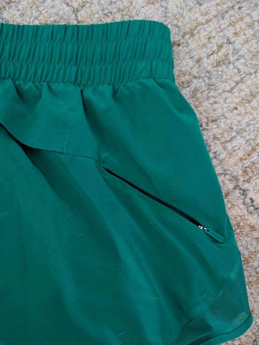 Mesh Racer Run Mid Rise 4" Short - SMALL - Picture 6 of 7